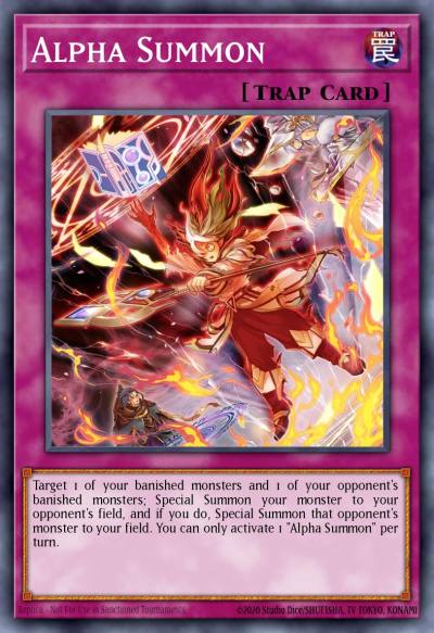 Alpha Summon Ultra Rare MP24-EN256 25th Anniversary Tin Dueling Mirrors Yugioh card
