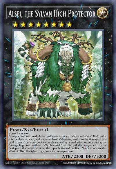 Alsei the Sylvan High Protector Ultra Rare MP14-EN221 2014 Mega-Tin Mega Pack Yugioh card
