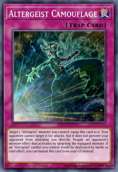 Altergeist Camouflage Rare MP18-EN150 2018 Mega-Tin Mega Pack Yugioh card
