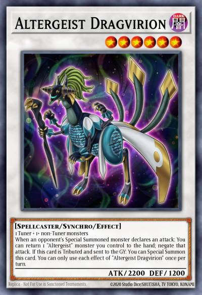 Altergeist Dragvirion Common DANE-EN033 Dark Neostorm Yugioh card