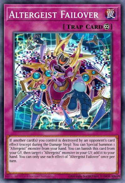 Altergeist Failover Ultra Rare GFP2-EN027 Ghosts From the Past The 2nd Haunting Yugioh card
