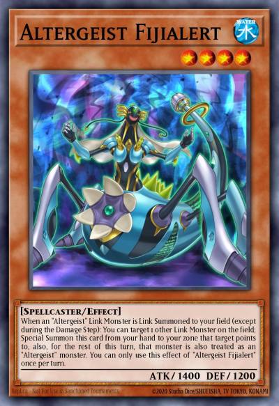 Altergeist Fijialert Secret Rare BROL-EN047 Brothers of Legend Yugioh card