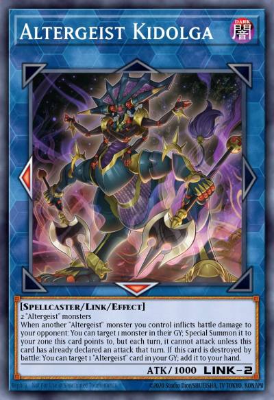 Altergeist Kidolga Rare MP19-EN024 2019 Gold Sarcophagus Tin Mega Pack Yugioh card