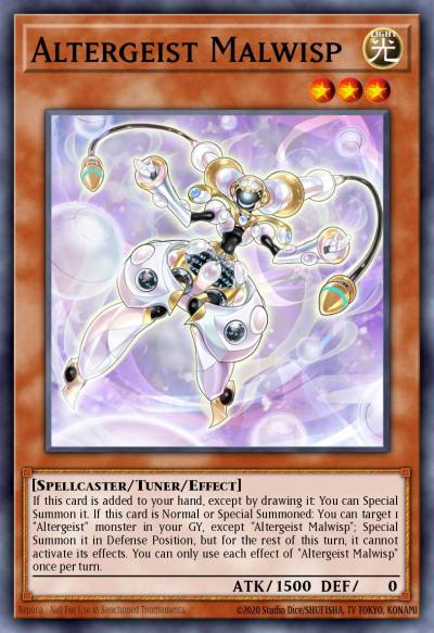 Altergeist Malwisp Super Rare DUNE-EN009 Duelist Nexus Yugioh card
