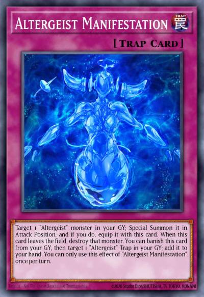Altergeist Manifestation Super Rare MP18-EN216 2018 Mega-Tin Mega Pack Yugioh card