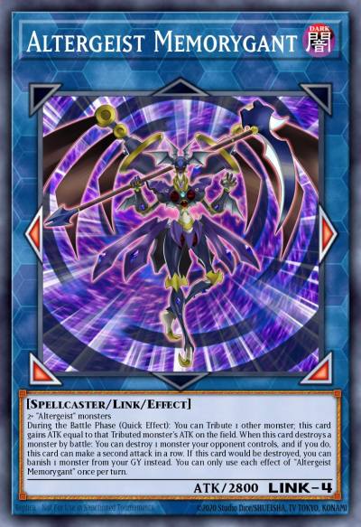 Altergeist Memorygant Secret Rare BROL-EN045 Brothers of Legend Yugioh card