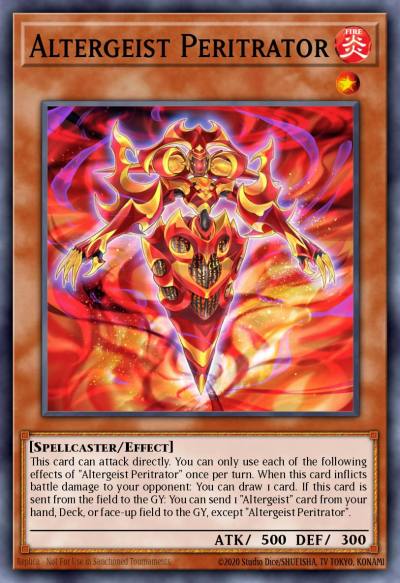 Altergeist Peritrator Super Rare DUNE-EN010 Duelist Nexus Yugioh card