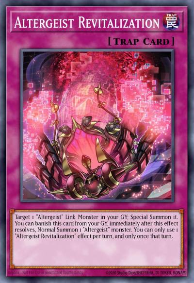 Altergeist Revitalization Common DUNE-EN069 Duelist Nexus Yugioh card