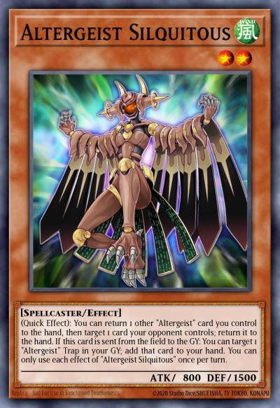 Altergeist Silquitous Super Rare MP18-EN114 2018 Mega-Tin Mega Pack Yugioh card