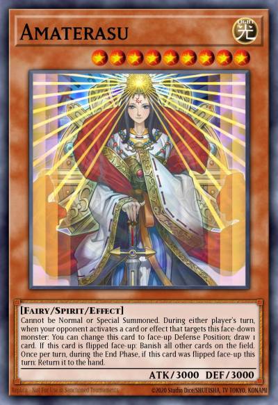 Amaterasu Super Rare TDIL-EN035 The Dark Illusion Yugioh card