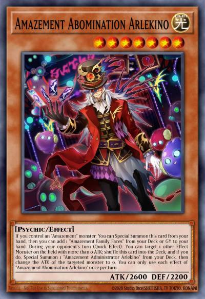 Amazement Abomination Arlekino Common CYAC-EN023 Cyberstorm Access Yugioh card