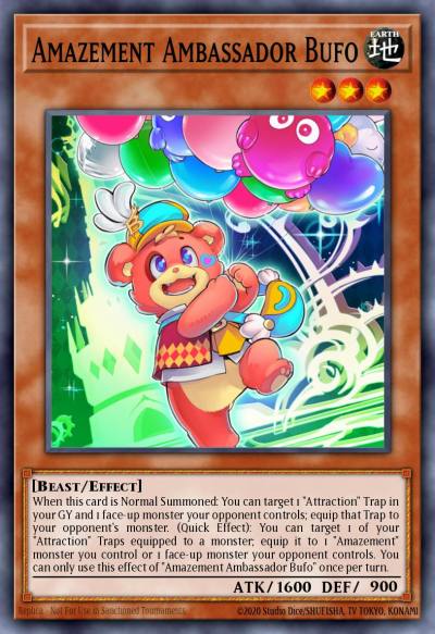 Amazement Ambassador Bufo Common LIOV-EN007 Lightning Overdrive Yugioh card