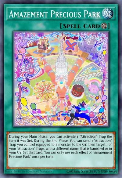 Amazement Precious Park Super Rare LIOV-EN058 Lightning Overdrive Yugioh card
