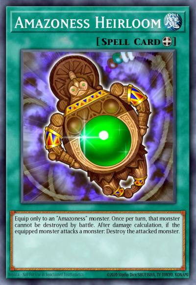 Amazoness Heirloom Super Rare DREV-EN087 Duelist Revolution Yugioh card