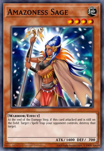 Amazoness Sage Common BP01-EN212 Battle Pack Epic Dawn Yugioh card