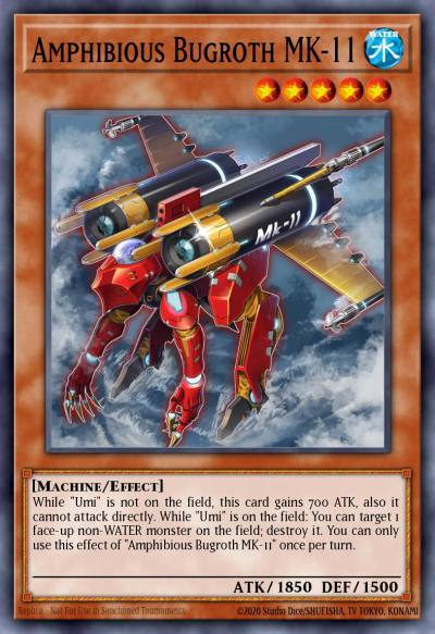 Amphibious Bugroth MK-11 Common MP23-EN075 25th Anniversary Tin Dueling Heroes Mega Pack Yugioh card