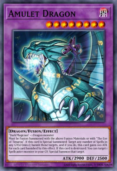 Amulet Dragon Secret Rare DRLG-EN003 Dragons of Legend Yugioh card