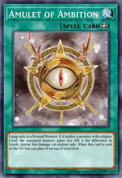 Amulet of Ambition Common SS03-ENB23 Speed Duel Starter Decks Ultimate Predators Yugioh card