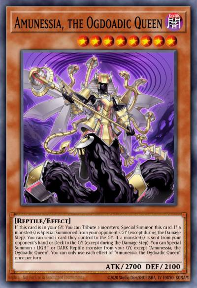 Amunessia the Ogdoadic Queen Collector's Rare ANGU-EN008 Ancient Guardians Yugioh card