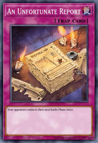 An Unfortunate Report Common GLAS-EN080 Gladiators Assault Yugioh card