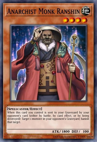 Anarchist Monk Ranshin Common BP02-EN092 Battle Pack 2 War of the Giants Yugioh card