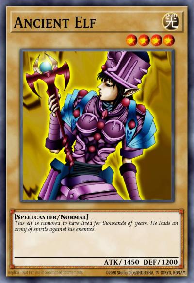 Ancient Elf Common MRD-037 Metal Raiders Yugioh card