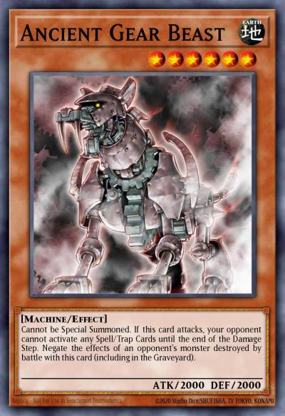 Ancient Gear Beast Rare DR3-EN187 Dark Revelation Volume 3 Yugioh card