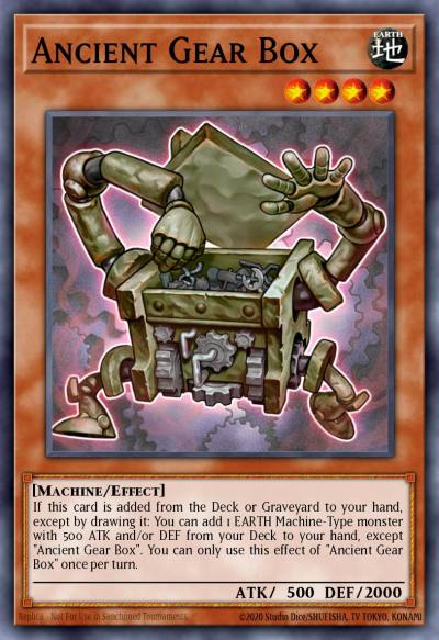 Ancient Gear Box Common SR03-EN011 Machine Reactor Structure Deck Yugioh card