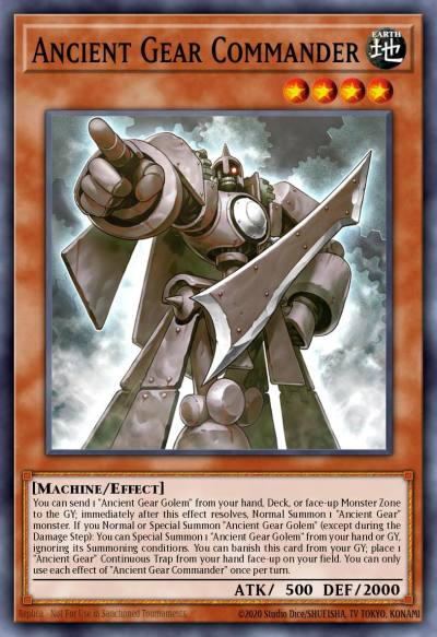 Ancient Gear Commander Ultra Rare MP25-EN179 2025 Mega-Pack Tin Yugioh card