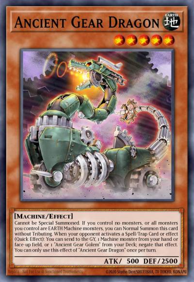 Ancient Gear Dragon Secret Rare BLTR-EN048 Battles of Legend Terminal Revenge Yugioh card