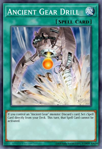 Ancient Gear Drill Rare DR04-EN160 Dark Revelation Volume 4 Yugioh card
