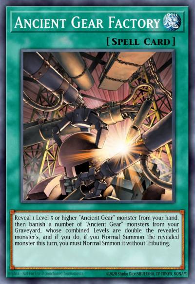 Ancient Gear Factory Common DR04-EN159 Dark Revelation Volume 4 Yugioh card
