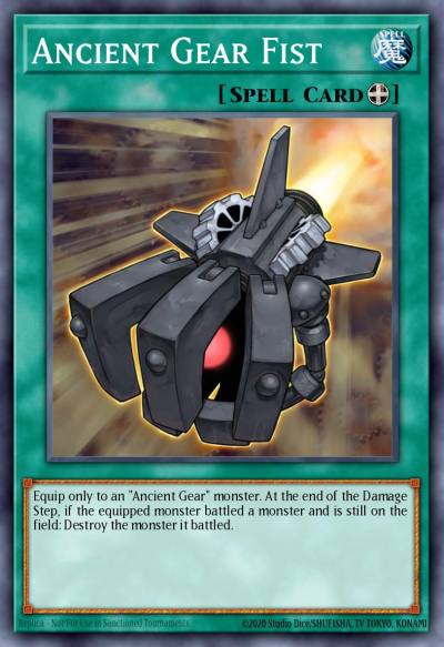 Ancient Gear Fist Common SD10-EN020 Structure Deck Machine Re-Volt Yugioh card