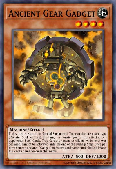 Ancient Gear Gadget Common LDS1-EN081 Legendary Duelists Season 1 Yugioh card