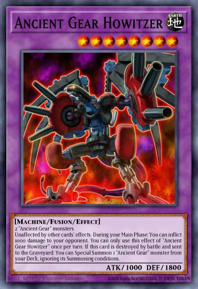 Ancient Gear Howitzer Common MP17-EN202 2017 Mega-Tin Mega Pack Yugioh card