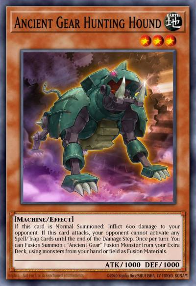 Ancient Gear Hunting Hound Common MP17-EN180 2017 Mega-Tin Mega Pack Yugioh card