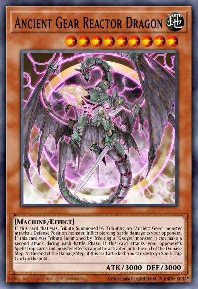 Ancient Gear Reactor Dragon Common LDS1-EN082 Legendary Duelists Season 1 Yugioh card