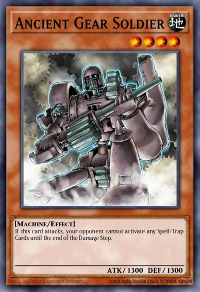 Ancient Gear Soldier Common DR3-EN188 Dark Revelation Volume 3 Yugioh card