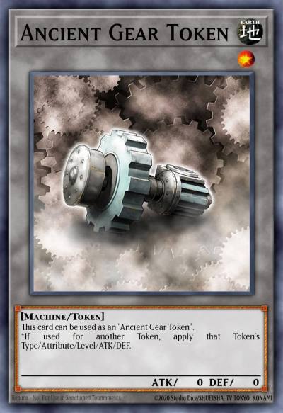 Ancient Gear Token Common SR03-ENTKN Machine Reactor Structure Deck Yugioh card