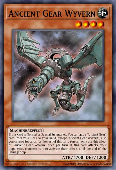 Ancient Gear Wyvern Common LDS1-EN084 Legendary Duelists Season 1 Yugioh card