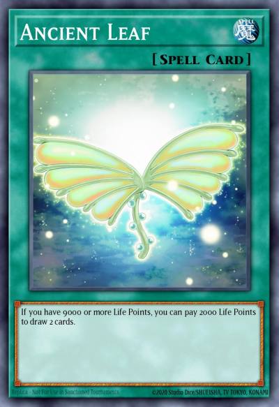 Ancient Leaf Short Print ANPR-EN061 Ancient Prophecy Yugioh card