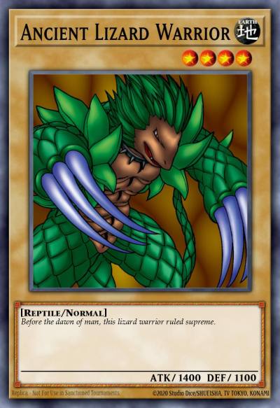 Ancient Lizard Warrior Common MRD-050 Metal Raiders Yugioh card