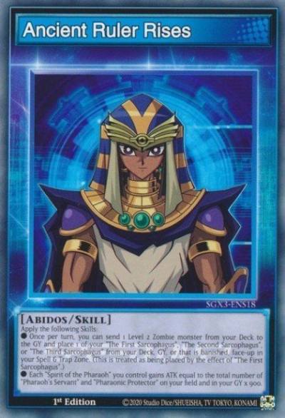 Ancient Ruler Rises Common SGX3-ENS18 Speed Duel GX Duelists of Shadows Yugioh card