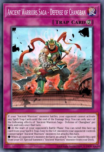 Ancient Warriors Saga - Defense of Changban Rare IGAS-EN070 Ignition Assault Yugioh card
