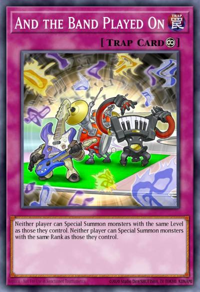 And the Band Played On Common MP15-EN045 2015 Mega-Tin Mega Pack Yugioh card