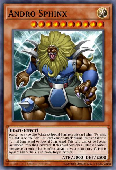Andro Sphinx Ultra Rare EP1-EN002 Exclusive Pack Yugioh card