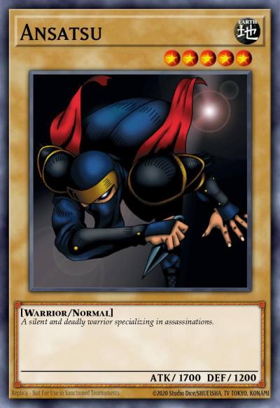 Ansatsu Common SDY-016 Starter Deck Yugi Yugioh card