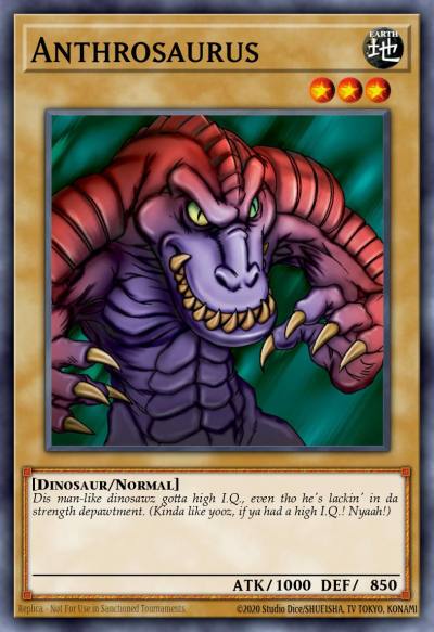 Anthrosaurus Common LCJW-EN016 Legendary Collection 4 Joeys World Mega Pack Yugioh card