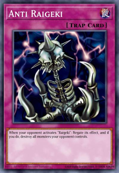Anti Raigeki Secret Rare LCKC-EN104 Legendary Collection Kaiba Mega Pack Yugioh card