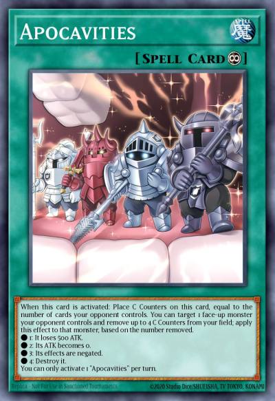 Apocavities Common DOOD-EN072 Doom of Dimensions Yugioh card